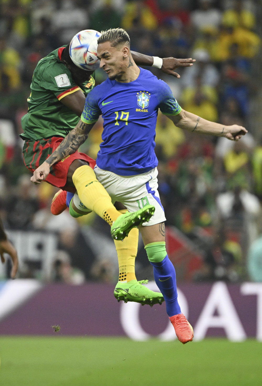 喀麦隆队在比赛中取得重大突破