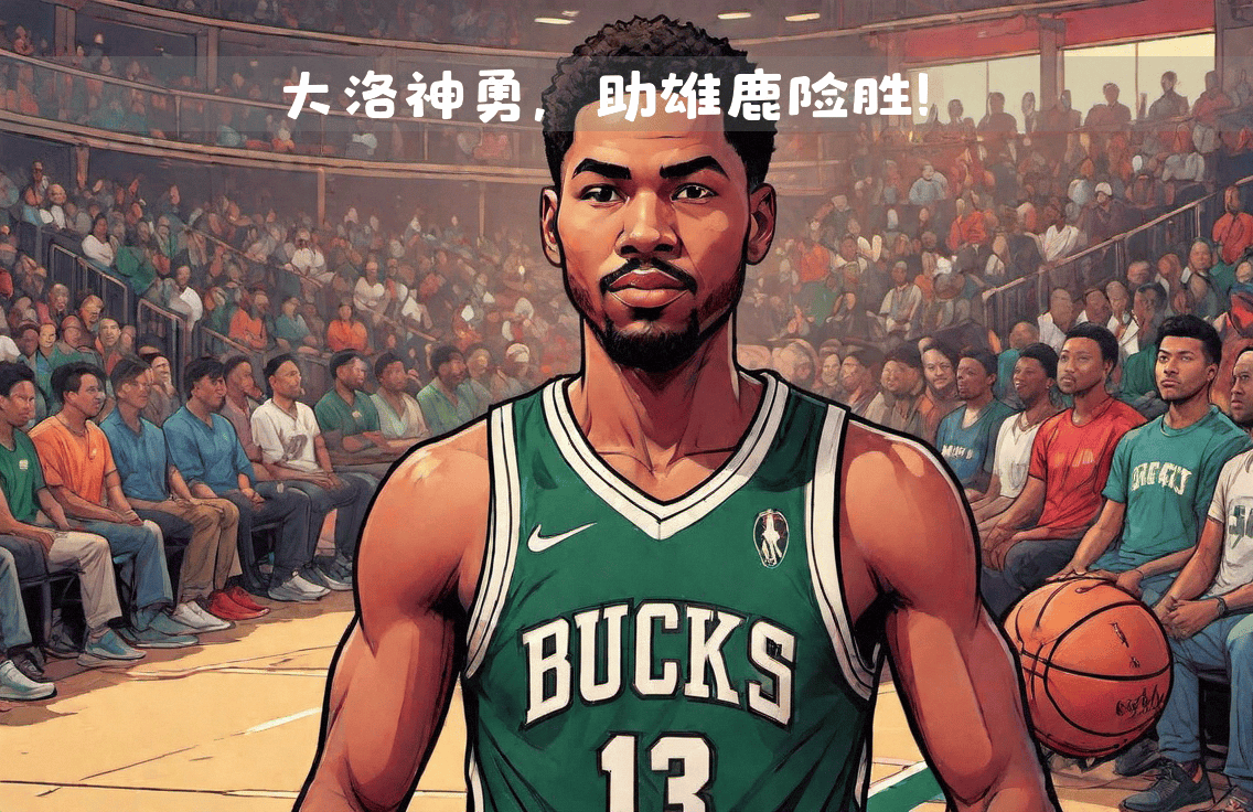 雄鹿主力中锋连砍+，助球队击败对手的简单介绍