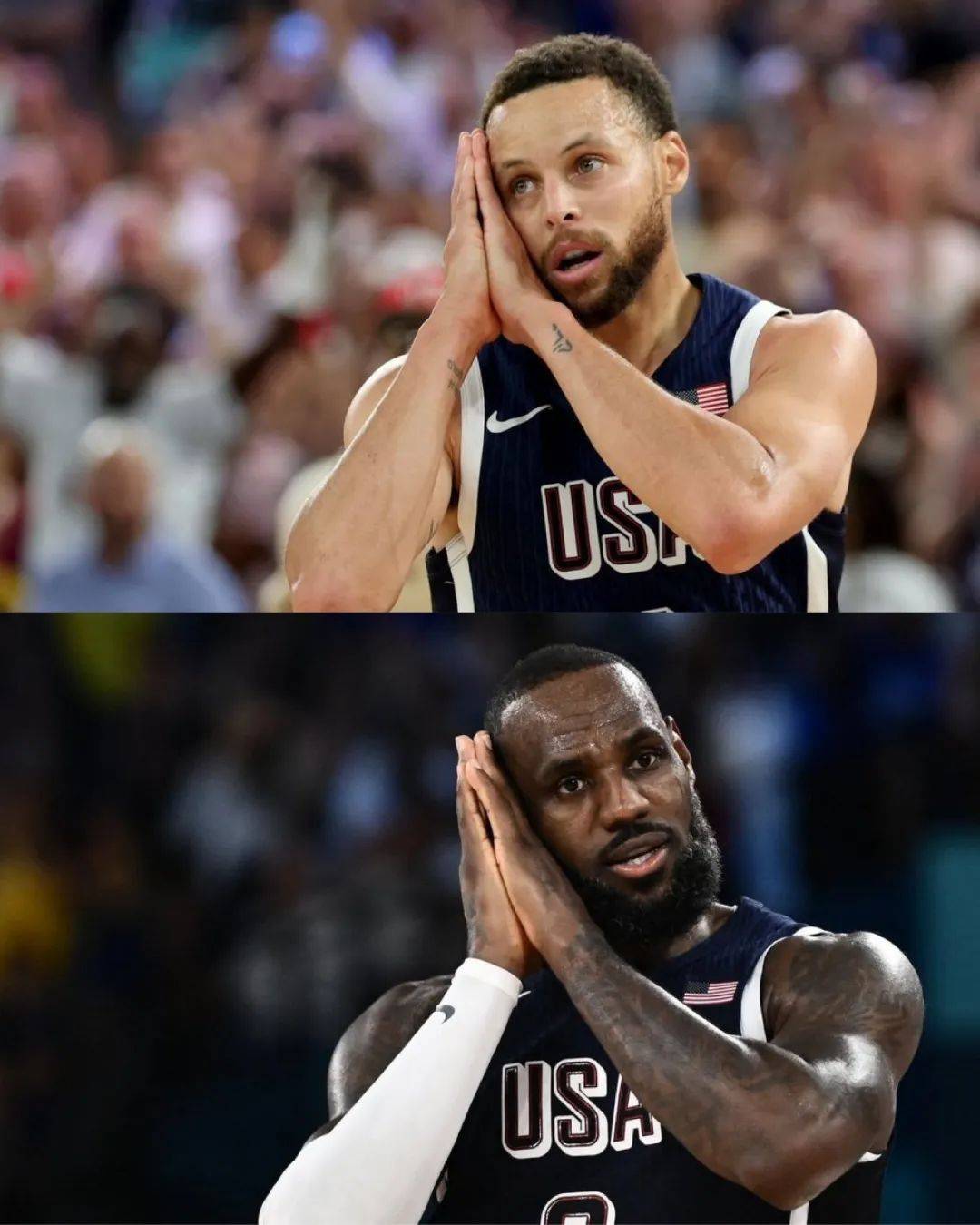 詹姆斯在NBA中失利法国队，赛后采访