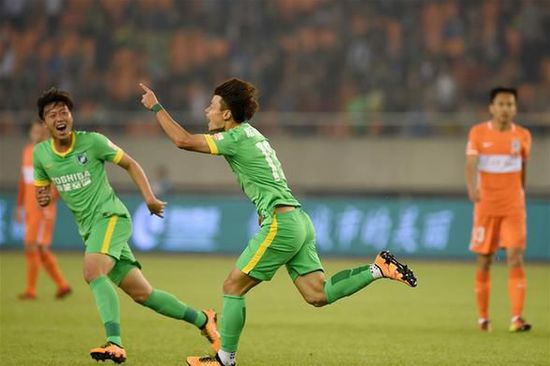杭州绿城在今日比赛中夺得胜利
